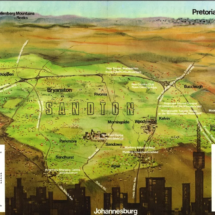 1970 map of wider Sandton area